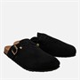 Lagooners Mens Noah Mules Black Suede