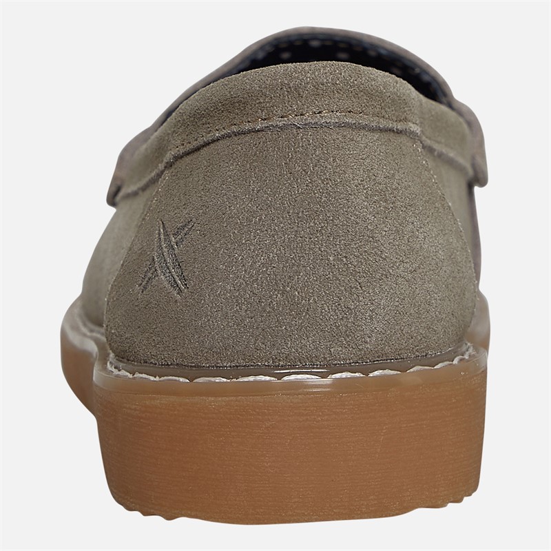 Lagooners Womens Harper Loafers Beige Suede