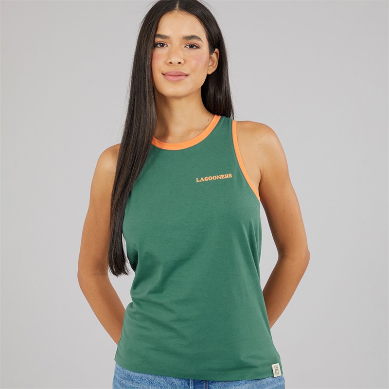Lagooners Womens Ladies Vest Khaki