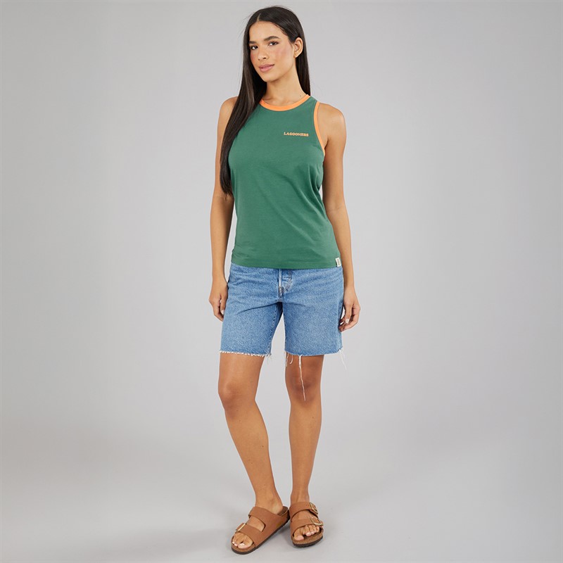 Lagooners Womens Ladies Vest Khaki
