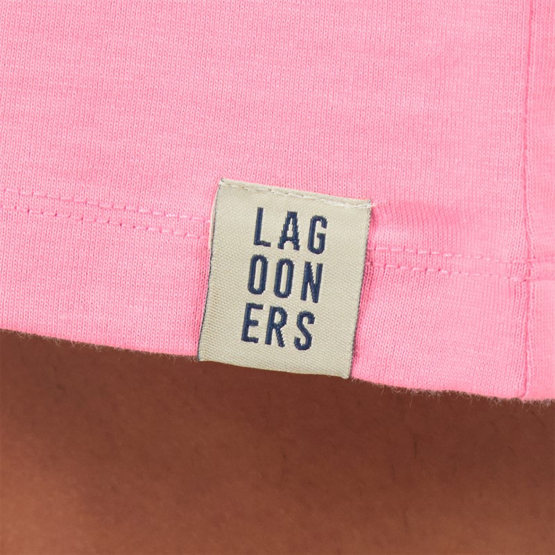 Lagooners Womens Silvy Dress Shocking Pink/Light Pink