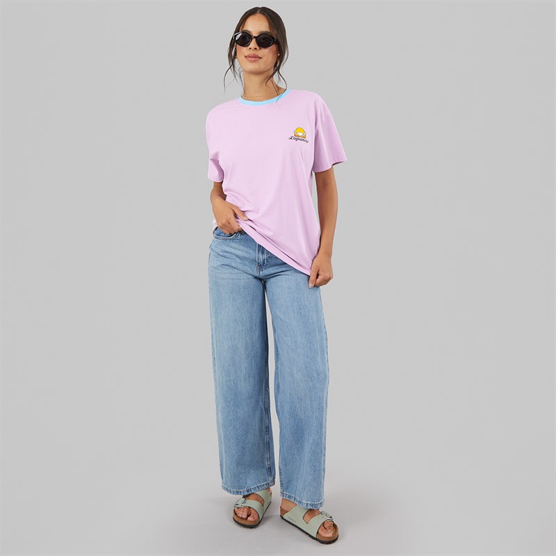 Lagooners Womens Haycroft Oversized T-Shirt Lilac