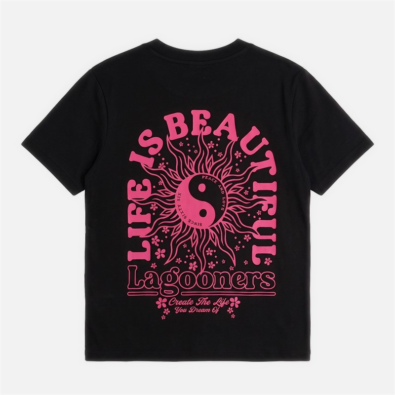 Lagooners Womens Primrose T-Shirt Black