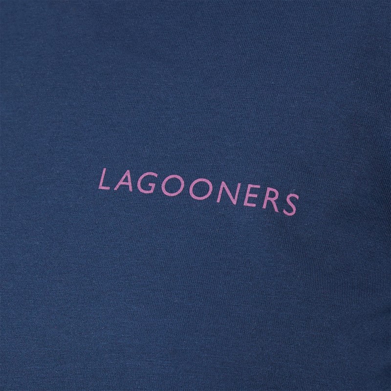 Lagooners Womens Frost Hollow T-Shirt Navy