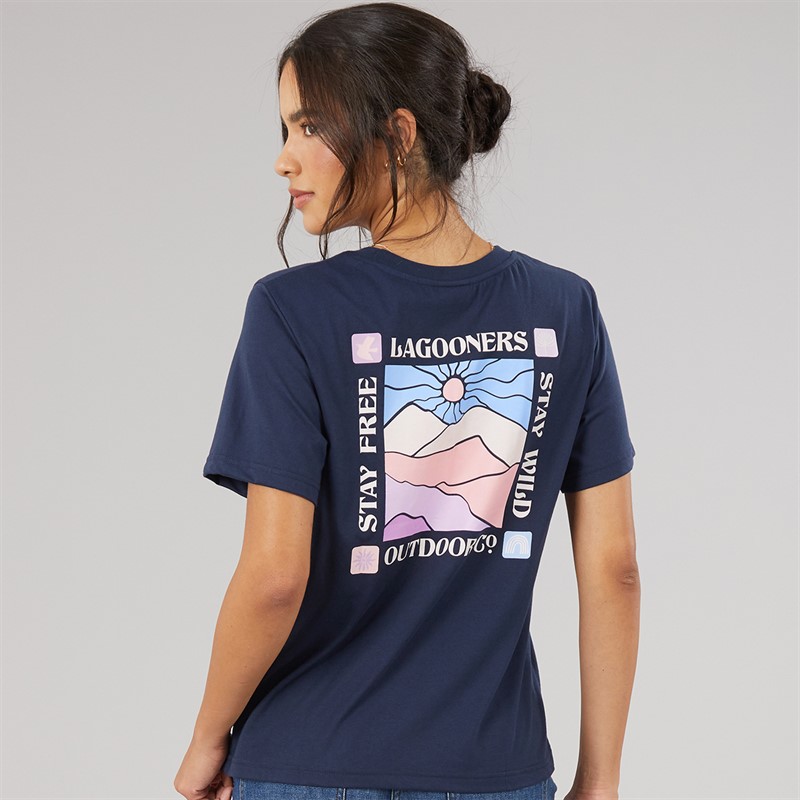 Lagooners Womens Stirling T-Shirt Navy