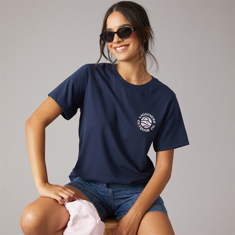Lagooners Womens Stirling T-Shirt Navy