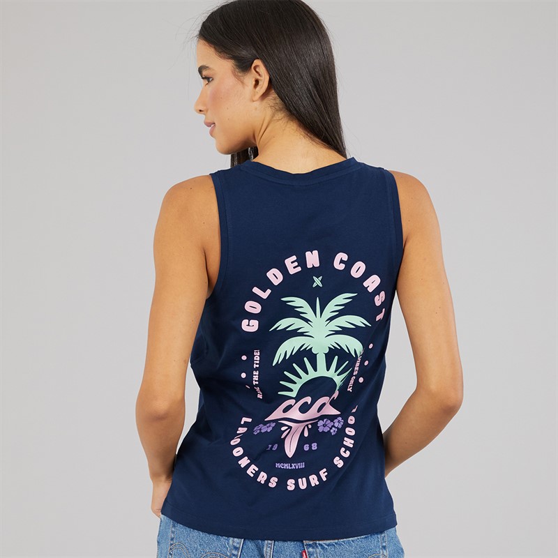 Lagooners Womens Ladies Buttercup Vest Navy