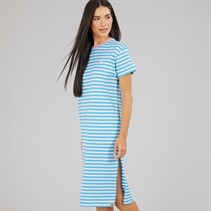 Lagooners Womens Ladies Gatemoor Dress Blue/White