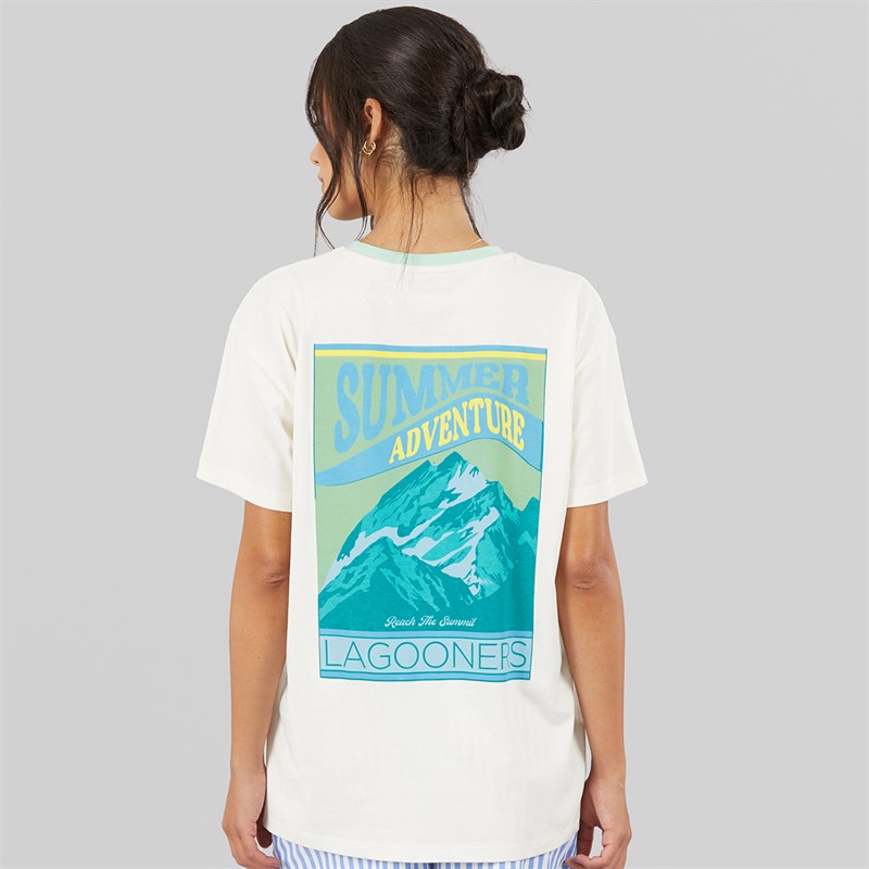 Lagooners Womens Heronford Oversized T-Shirt Ecru