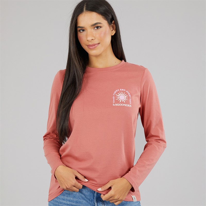 Lagooners Womens Ladies Airdrie T-Shirt Brandie Apricot