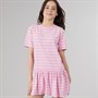 Lagooners Girls Ruby Stripe Dress Pale Pink