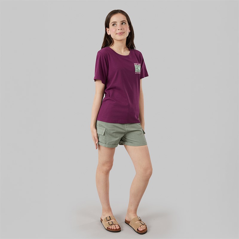 Lagooners Girls Grassmere Cargo Shorts Khaki