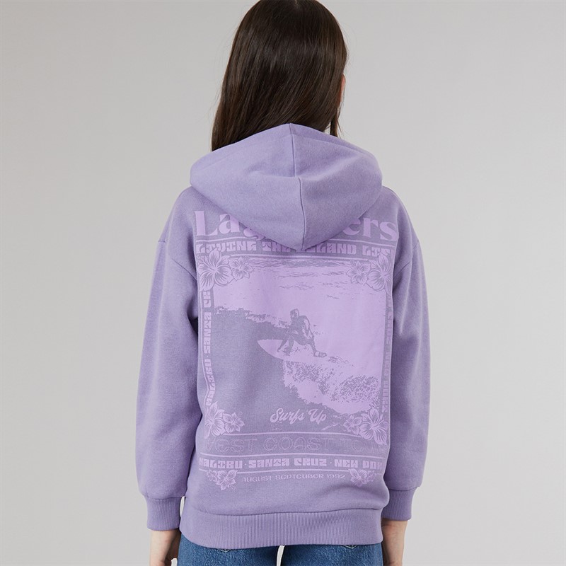 Lagooners Girls Driftwood Hoodie Violet
