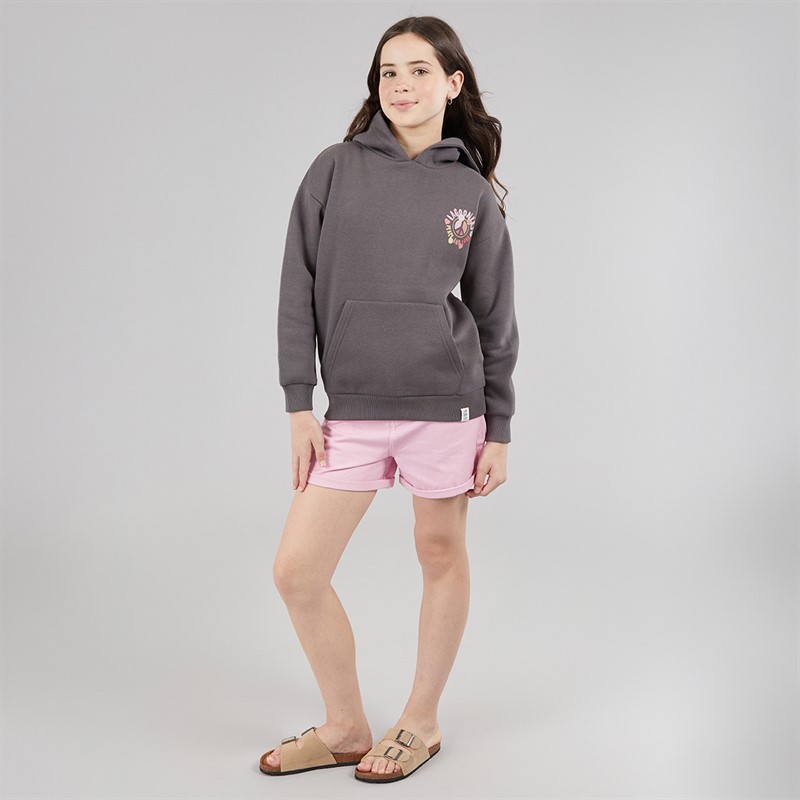 Lagooners Girls Barley Hoodie Charcoal