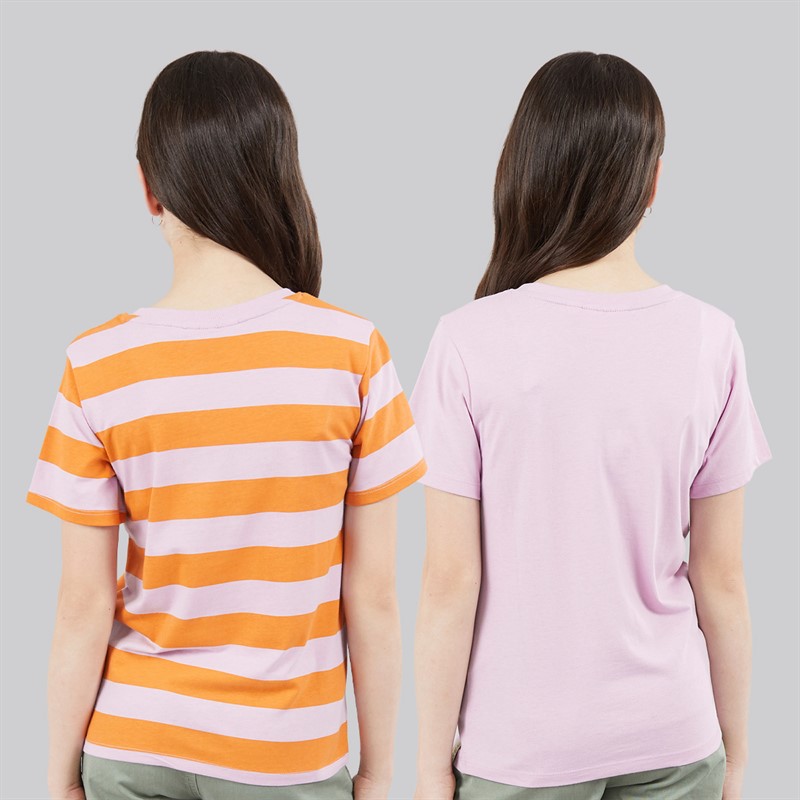 Lagooners Girls Dandelion Two Pack T-Shirts Lilac
