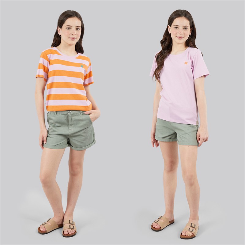 Lagooners Girls Dandelion Two Pack T-Shirts Lilac