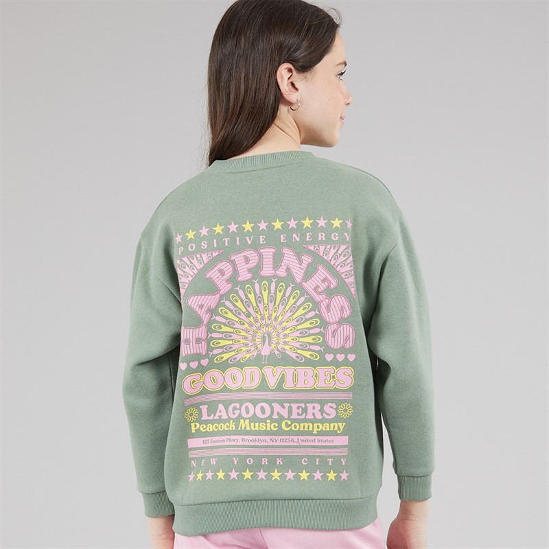 Lagooners Girls Marigold Sweatshirt Green Bay
