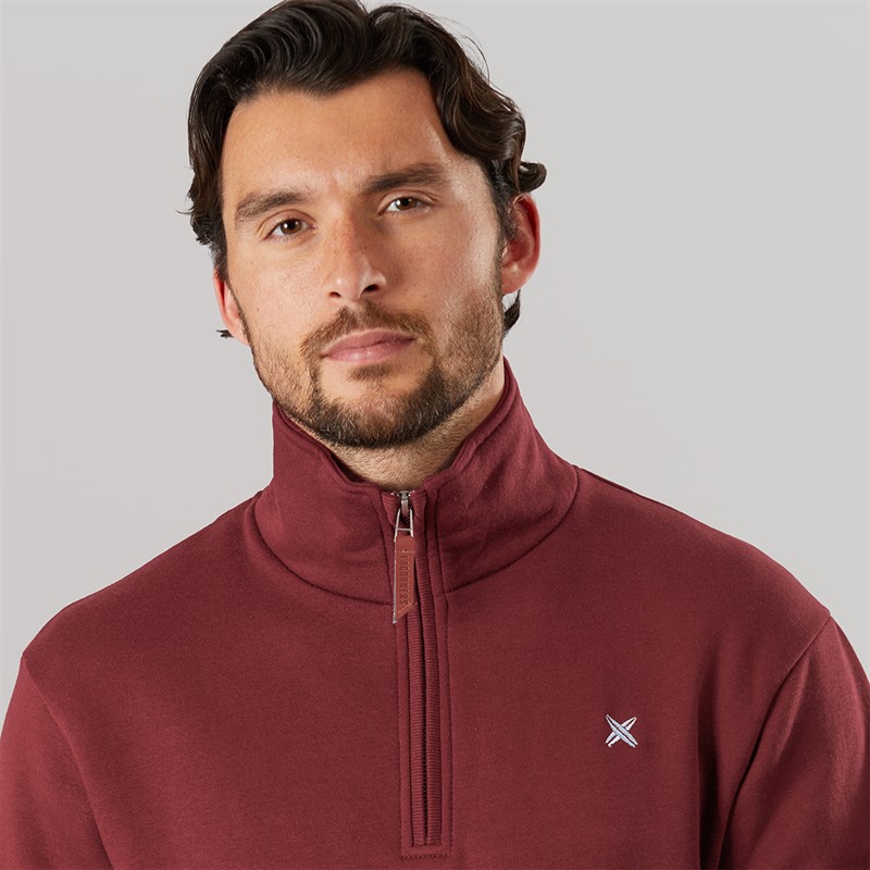 Lagooners Mens Sargasso 2 Funnel Neck Sweat undy Burg