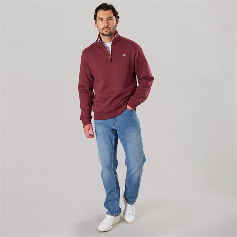 Lagooners Mens Sargasso 2 Funnel Neck Sweat undy Burg