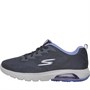 SKECHERS Womens Go Walk Air Windchill Trainers Charcoal/Lavender