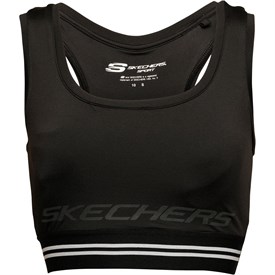 Image of SKECHERS Womens Lyanna Sports Bra Top Black