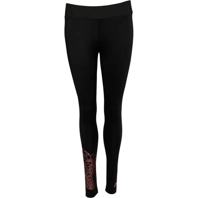 Buy SKECHERS Womens Namaste Print Tight Leggings Black