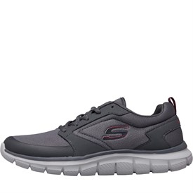 Skechers Sport Heren Track Sneakers Middelgrijs skechers kopen in de aanbieding