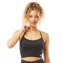 SKECHERS Womens Sunday Action Back Sports Bra Top Black