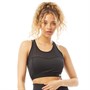 SKECHERS SPORT Brassière de Sport SKECHERS Malani Sheer Power Mesh Femme Noir