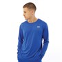SKECHERS Mens Blake Long Sleeve Tech T-Shirt Blue
