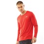 SKECHERS Mens Blake Long Sleeve Tech T-Shirt Red