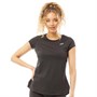 SKECHERS Womens Elevate Mesh Tech T-Shirt Black