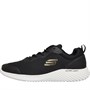 SKECHERS Mens Bounder Voltis Trainers Black/Gold