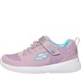 SKECHERS Baskets Bobs Squad Glitter Madness Fille Rose