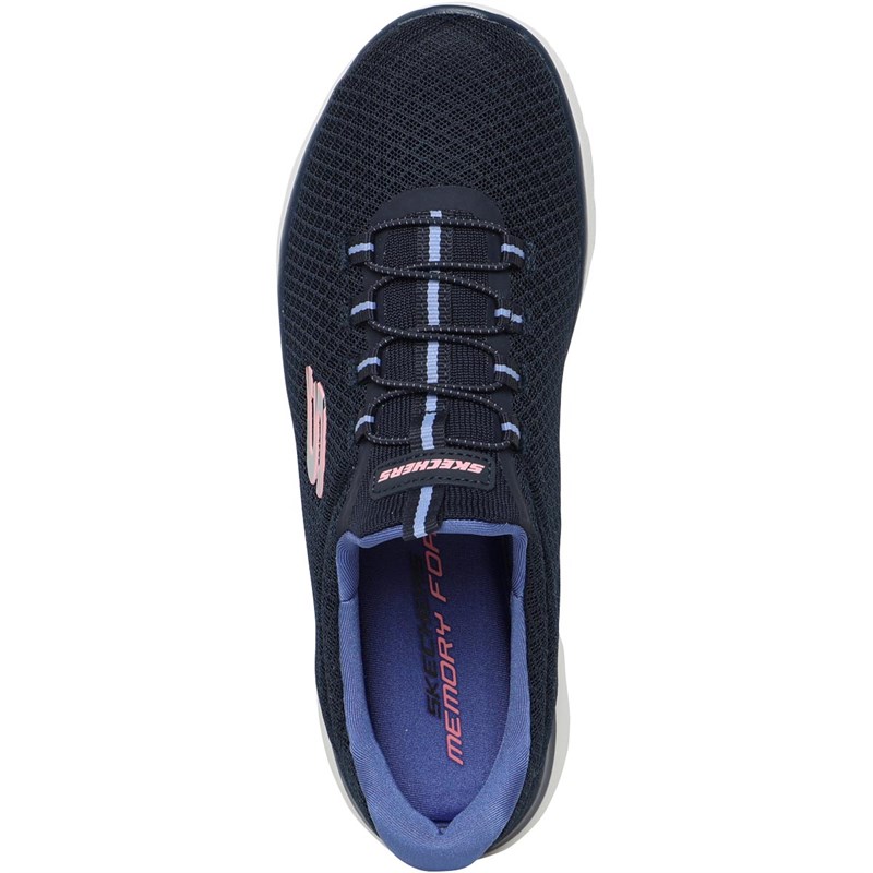 SKECHERS Baskets Summits Femme Bleu