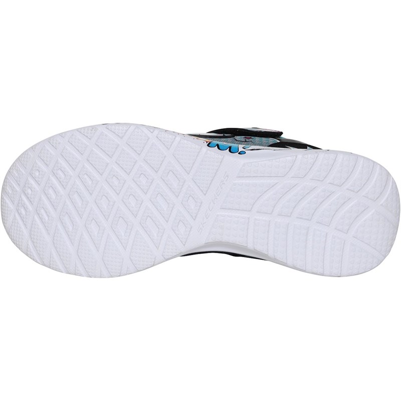 black and turquoise trainers