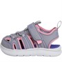 Skechers Infant C-Flex Playful Trek Sandals Grey/Pink