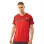 SKECHERS Mens Magnet Panelled Sports Top Red