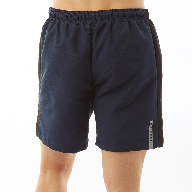 SKECHERS Herren Jaxon AOP Sports Shorts Blau