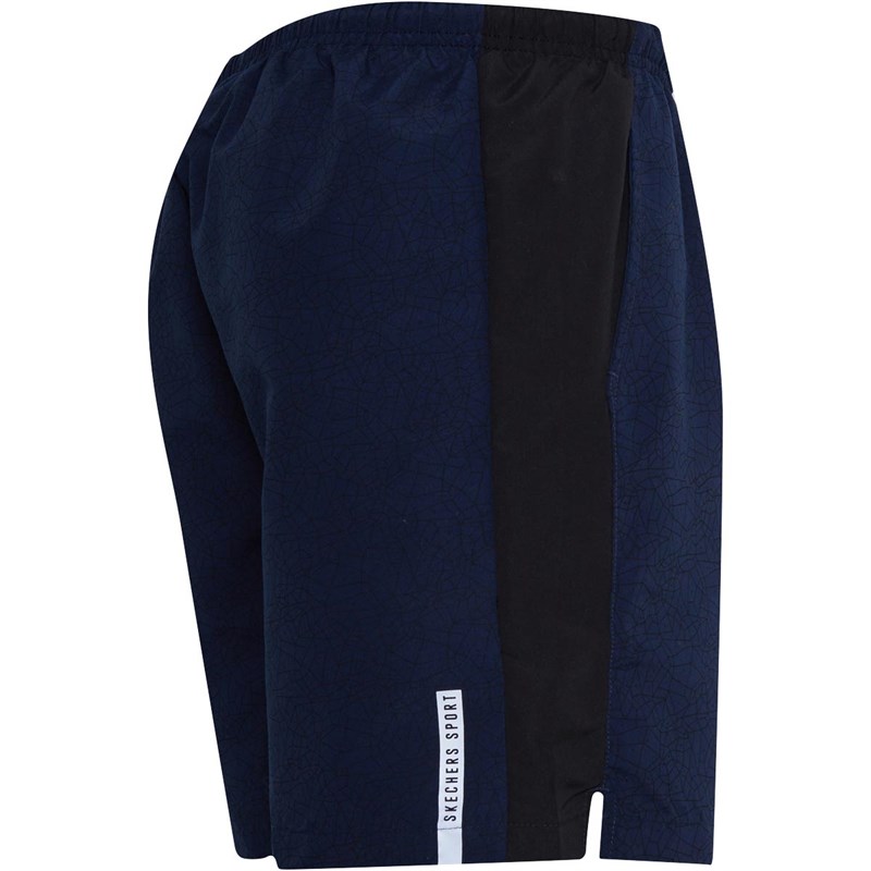 SKECHERS Herren Jaxon AOP Sports Shorts Blau