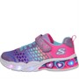 SKECHERS Junior Girls Heart Lights: Sweetheart Lights Love Trainers Purple/Multi