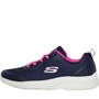 SKECHERS Womens Dynamight 2.0 Special Memory Trainers Navy/Hot Pink