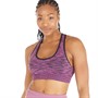 SKECHERS Womens Skechers Seamless Racer Sports Bra Pink