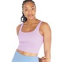 SKECHERS Womens Goflex Joy Longline Bra Top Purple
