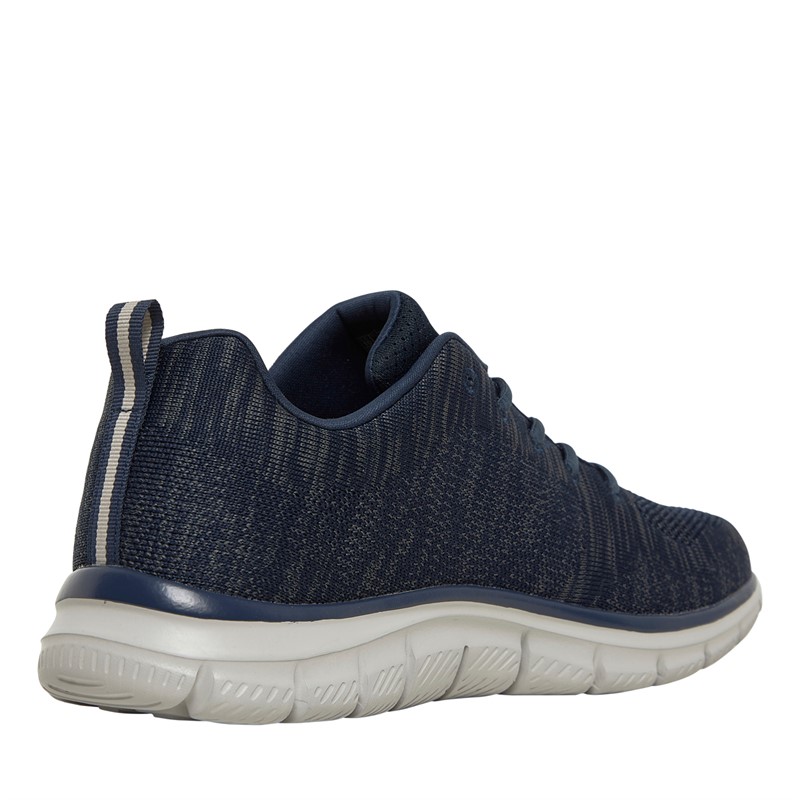 SKECHERS Mens Track Front Runner Trainers Navy/Grey