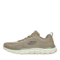 SKECHERS Mens Track Front Runner Trainers Taupe