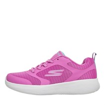 SKECHERS Girls Go Run 400 Runner Reset Trainers Pink/Aqua