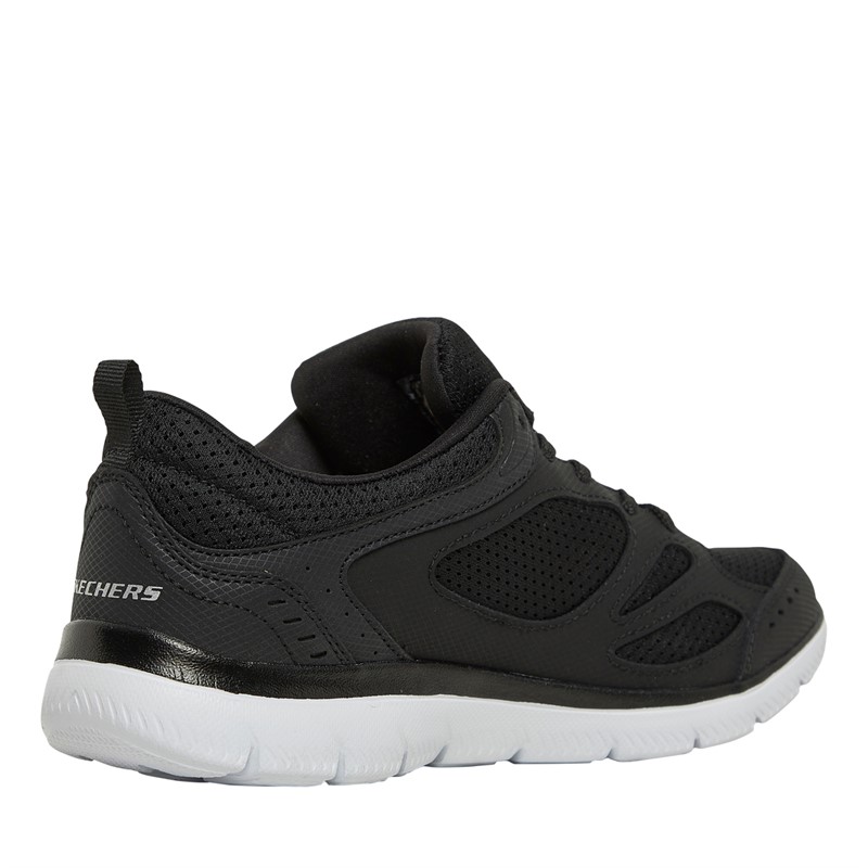 SKECHERS Womens Skechers Summits Suited Black/White