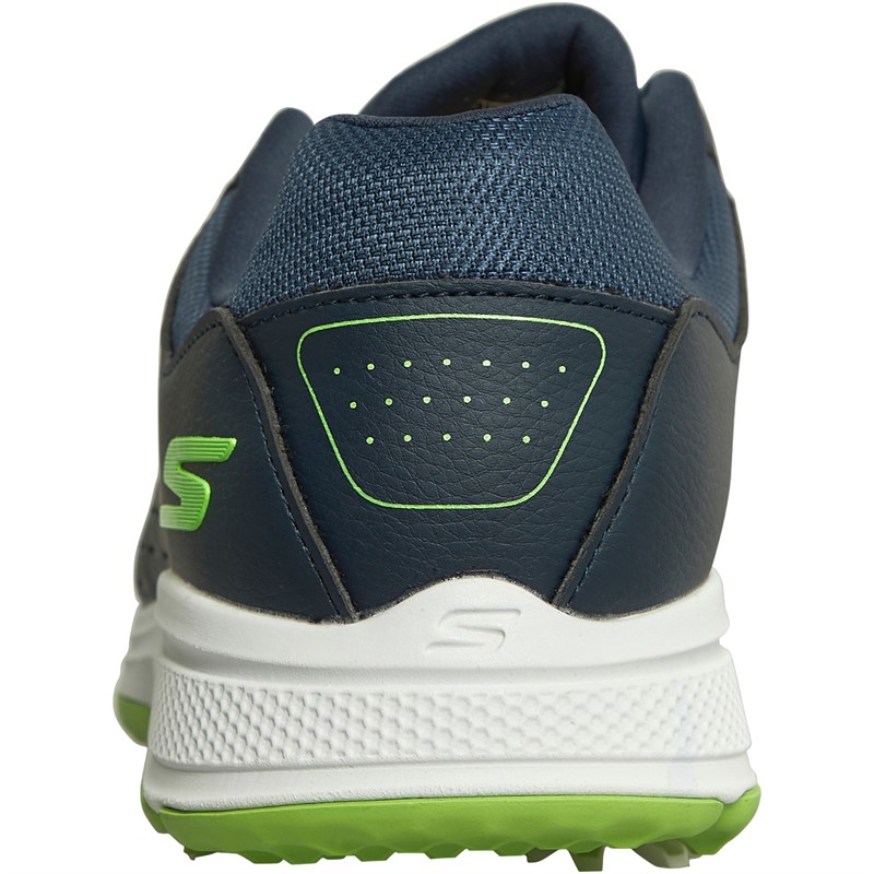 SKECHERS Mens Go Golf Torque 2 Waterproof Golf Shoes Navy/Lime