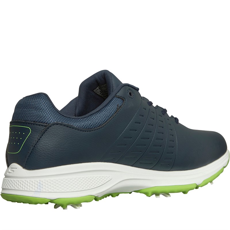 SKECHERS Mens Go Golf Torque 2 Waterproof Golf Shoes Navy/Lime